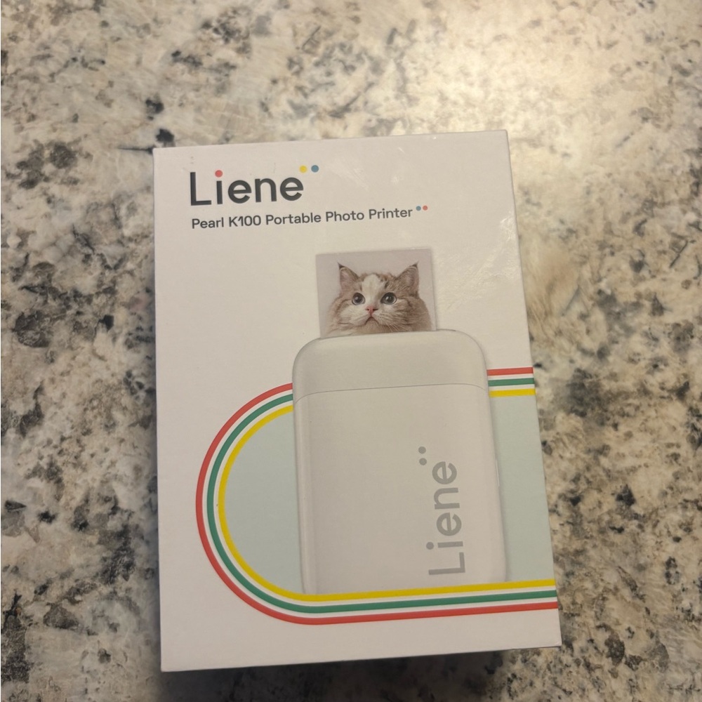 Liene Pearl K100 Portable Photo Printer - White
